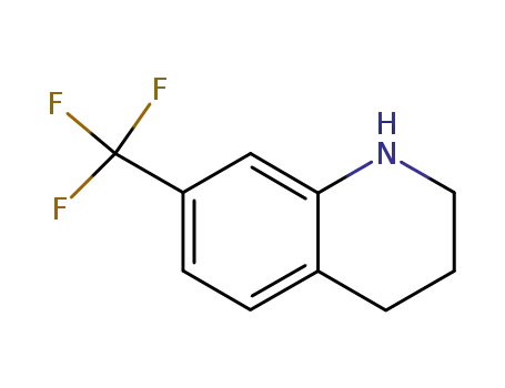 Molecular Structure of 450-62-4 (7-(Trifluoromethyl)-1,2,3,4-tetrahydroquinoline)