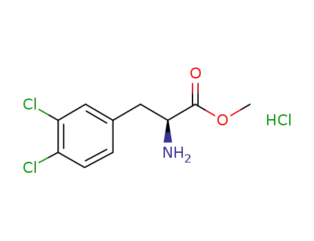 Molecular Structure of 173522-95-7 (3,4-Dichloro-L-Phenylalanine Methyl ester)