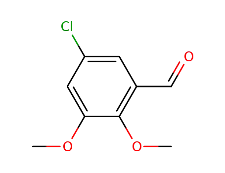 Molecular Structure of 86232-28-2 (5-CHLORO-2 3-DIMETHOXYBENZALDEHYDE  97)