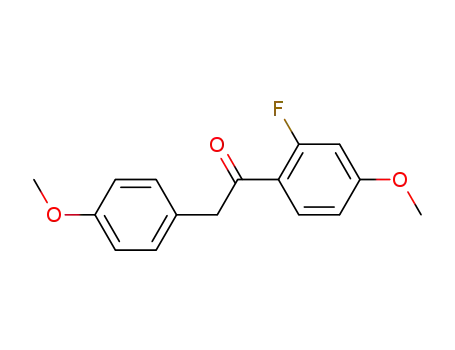 Ethanone, 1-(2-fluoro-4-methoxyphenyl)-2-(4-methoxyphenyl)-