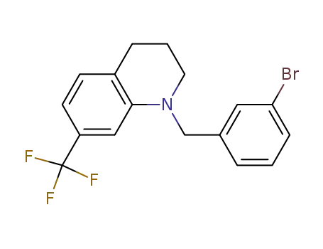 Quinoline,
1-[(3-bromophenyl)methyl]-1,2,3,4-tetrahydro-7-(trifluoromethyl)-