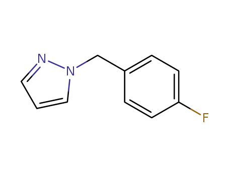 Molecular Structure of 500367-31-7 (1-(4-fluorobenzyl)-1H-pyrazole)