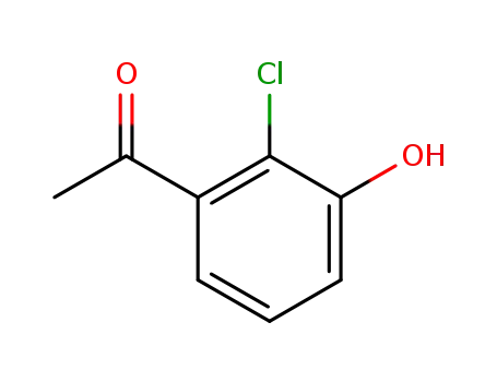 Molecular Structure of 69240-96-6 (Ethanone, 1-(2-chloro-3-hydroxyphenyl)-)