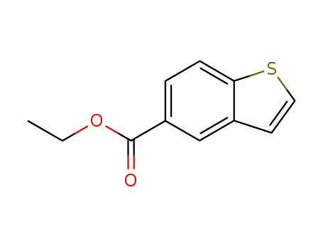 Molecular Structure of 132526-16-0 (Benzo[b]thiophene-5-carboxylic acid, ethyl ester)