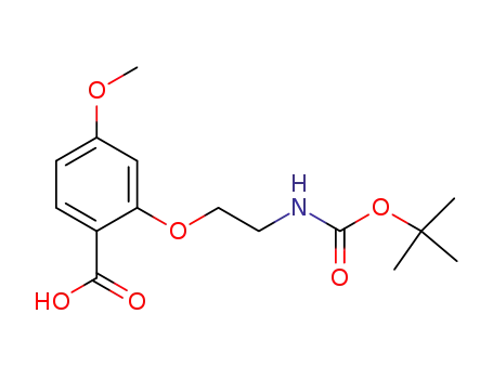 Benzoic acid,
2-[2-[[(1,1-dimethylethoxy)carbonyl]amino]ethoxy]-4-methoxy-