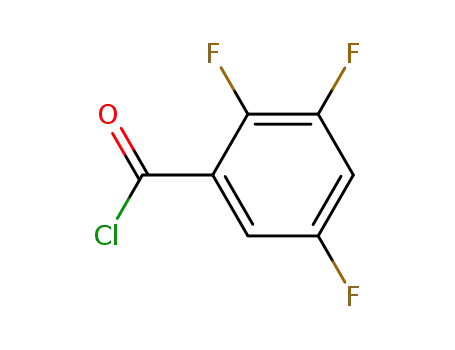Molecular Structure of 240800-48-0 (2,3,5-TRIFLUOROBENZOYL CHLORIDE)