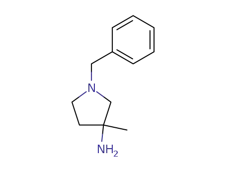Molecular Structure of 181114-76-1 (1-Benzyl-3-methylpyrrolidin-3-ylamine)