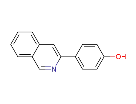 Molecular Structure of 884500-88-3 (4-(Isoquinolin-3-yl)phenol)