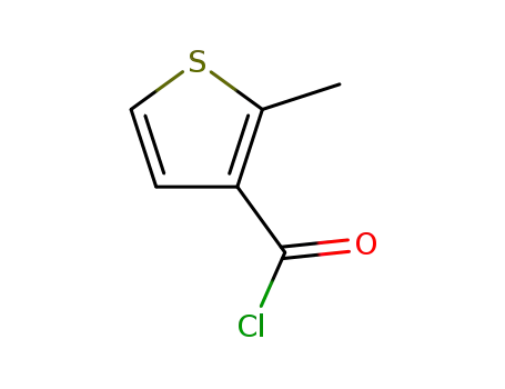 Molecular Structure of 123116-02-9 (3-Thiophenecarbonyl chloride, 2-methyl-)