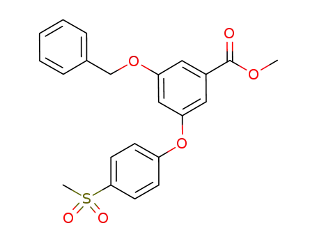 Methyl 3-(benzyloxy)-5-[4-(methanesulfonyl)phenoxy]benzoate