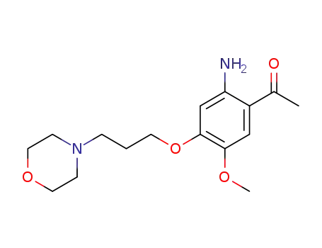 1-(2-Amino-5-methoxy-4-(3-morpholinopropoxy)phenyl)ethanone