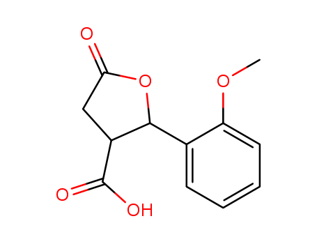 2-(2-Methoxyphenyl)-5-oxotetrahydrofuran-3-carboxylic acid Cas no.117621-06-4 98%