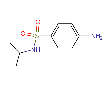 Molecular Structure of 53668-35-2 (4-AMINO-N-ISOPROPYLBENZENESULFONAMIDE)