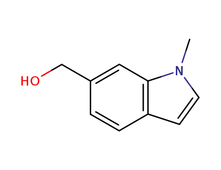 Molecular Structure of 199590-00-6 ((1-Methyl-1H-indol-6-yl)methanol)