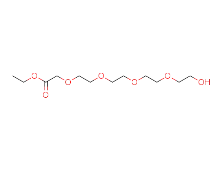 Molecular Structure of 154773-34-9 (3,6,9,12-Tetraoxatetradecanoic acid, 14-hydroxy-, ethyl ester)