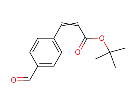 Molecular Structure of 144374-53-8 ((E)-tert-Butyl 3-(4-formylphenyl)acrylate)
