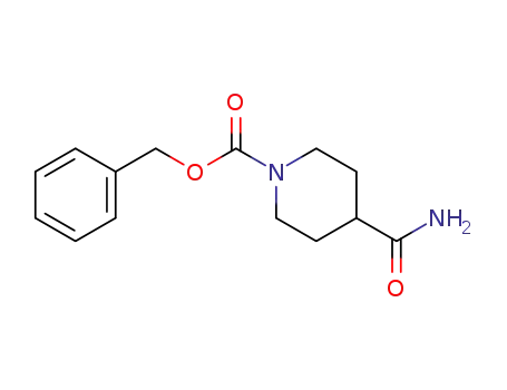 Molecular Structure of 167757-45-1 (BENZYL 4-(AMINOCARBONYL)TETRAHYDRO-1(2H)-PYRIDINECARBOXYLATE)