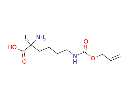 6298-03-9,H-LYS(ALLOC)-OH,L-Lysine,N6-[(2-propenyloxy)carbonyl]- (9CI); Lysine, N6-carboxy-, N6-allyl ester, L-(8CI); NSC 45852