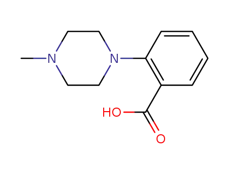 Molecular Structure of 159589-70-5 (2-(4-METHYL-PIPERAZIN-1-YL)-BENZOIC ACID)