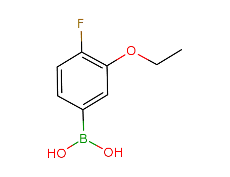 Molecular Structure of 900174-65-4 (3-Ethoxy-4-fluorobenzeneboronic acid)