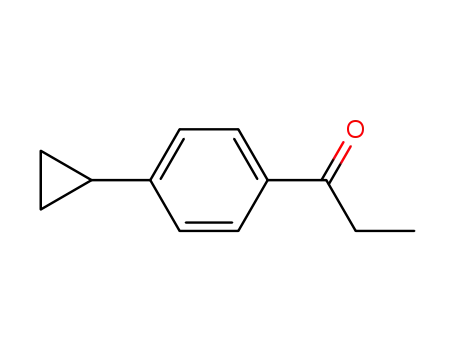 Molecular Structure of 30170-62-8 (1-Propanone, 1-(4-cyclopropylphenyl)-)
