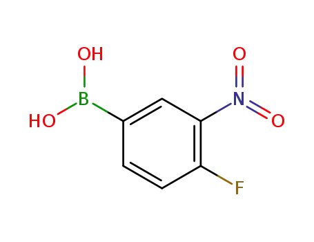 Molecular Structure of 352530-22-4 (4-Fluoro-3-nitrophenylboronic acid)