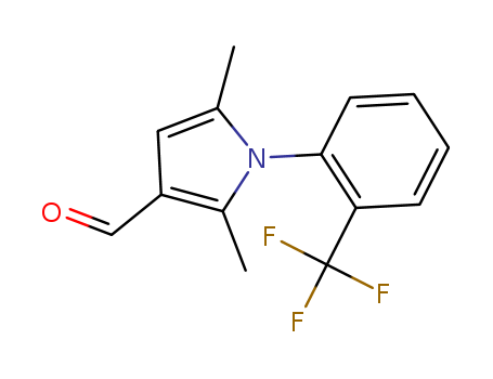 2,5-dimethyl-1-[2-(trifluoromethyl)phenyl]-1H-pyrrole-3-carbaldehyde