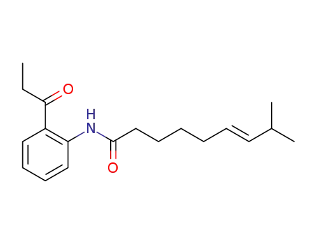 (E)-8-methyl-N-(2-propionylphenyl)non-6-enamide