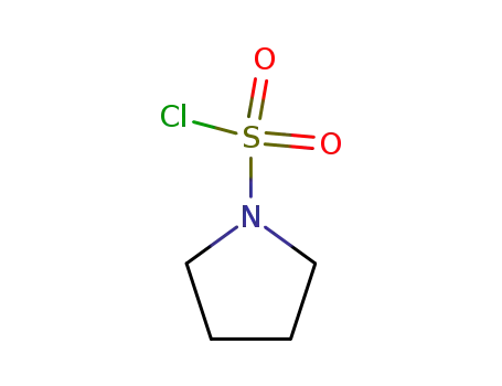 Molecular Structure of 1689-02-7 (PYRROLIDINE-1-SULFONYL CHLORIDE)
