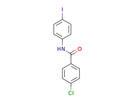 Molecular Structure of 299954-64-6 (4-Chloro-N-(4-iodophenyl)benzaMide, 97%)