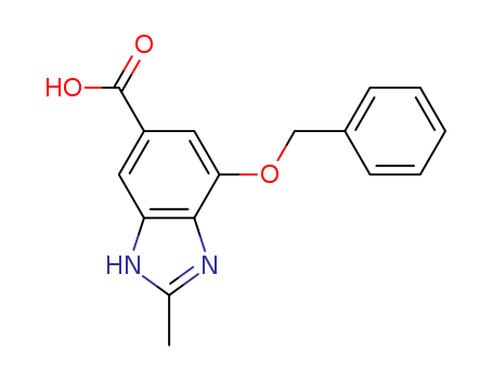 2-methyl-4-[(phenylmethyl)oxy]-1H-benzimidazole-6-carboxylic acid