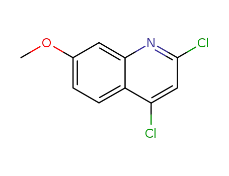 Molecular Structure of 55934-22-0 (2,4-DICHLORO-7-METHOXY QUINOLINE)