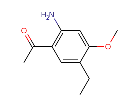 Molecular Structure of 947691-62-5 (Ethanone,1-(2-amino-5-ethyl-4-methoxyphenyl)-)