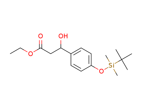 ethyl 3-(4-{[tert-butyl(dimethyl)silyl]oxy}phenyl)-3-hydroxypropionate