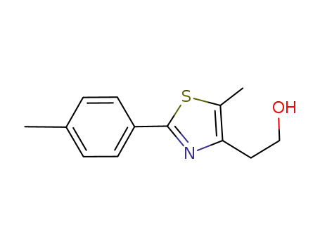 Molecular Structure of 496062-20-5 (2-[5-METHYL-2-(4-METHYLPHENYL)-1,3-THIAZOL-4-YL]ETHANOL)