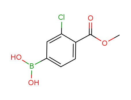 3-Chloro-4-(methoxycarbonyl)benzeneboronic acid 97%