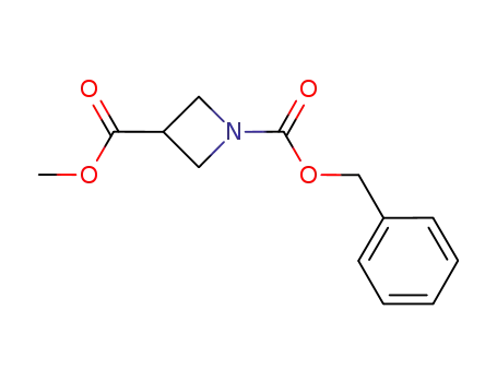 Molecular Structure of 757239-60-4 (Methyl 1-Cbz-azetidine-3-carboxylate)