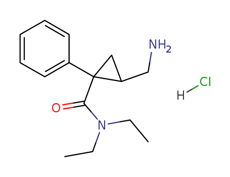 (1R,2S)-rel-2-(Aminomethyl)-N,N-diethyl-1-phenylcyclopropanecarboxamide hydrochloride