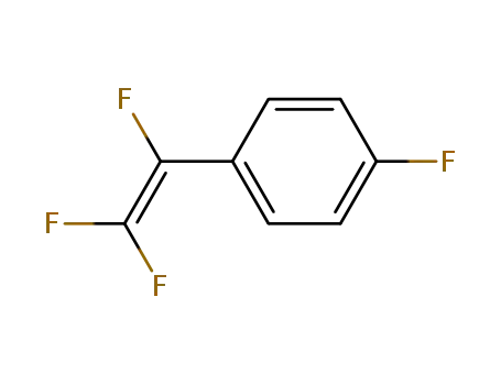 Molecular Structure of 2972-90-9 (Benzene, 1-fluoro-4-(trifluoroethenyl)-)