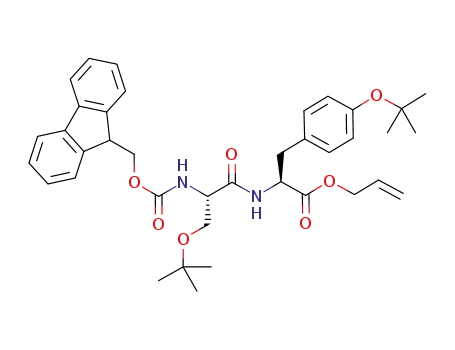 Molecular Structure of 937077-24-2 (Fmoc-Ser(tBu)-Tyr(tBu)-Oallyl)