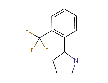 Molecular Structure of 524674-04-2 (2-(2-TRIFLUOROMETHYL-PHENYL)-PYRROLIDINE)