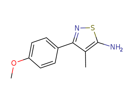 5-Isothiazolamine, 3-(4-methoxyphenyl)-4-methyl-