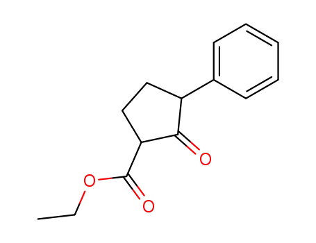 Molecular Structure of 312312-75-7 (Ethyl 2-oxo-3-phenylcyclopentanecarboxylate)
