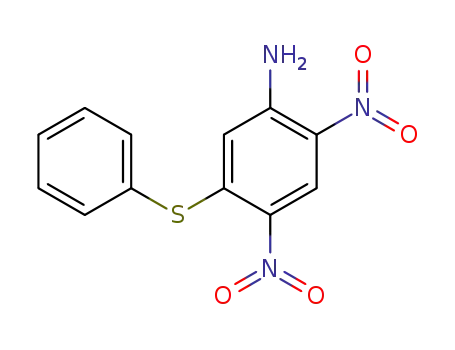 Molecular Structure of 53488-26-9 (2,4-dinitro-5-(phenylthio)benzenamine)