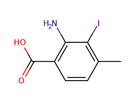 2-Amino-3-iodo-4-methyl-benzoic acid