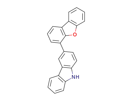 Molecular Structure of 1346669-46-2 (3-(dibenzo[b,d]furan-4-yl)-9H-carbazole)