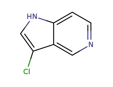 Molecular Structure of 1000342-65-3 (1H-Pyrrolo[3,2-c]pyridine, 3-chloro-)