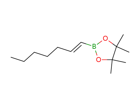 Molecular Structure of 169339-75-7 (TRANS-1-HEPTENYLBORONIC ACID PINACOL ESTER)