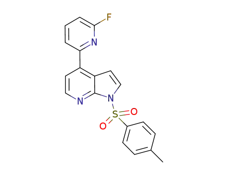 4-(6-fluoropyridin-2-yl)-1-tosyl-1H-pyrrolo[2,3-b]pyridine
