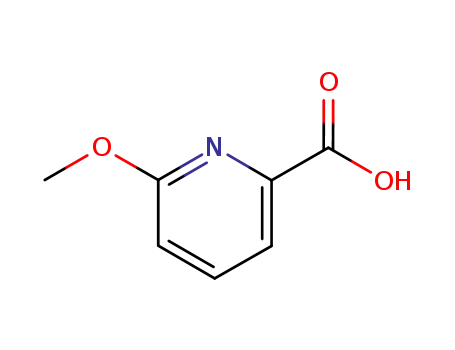 Molecular Structure of 26893-73-2 (6-METHOXYPYRIDINE-2-CARBOXYLIC ACID)